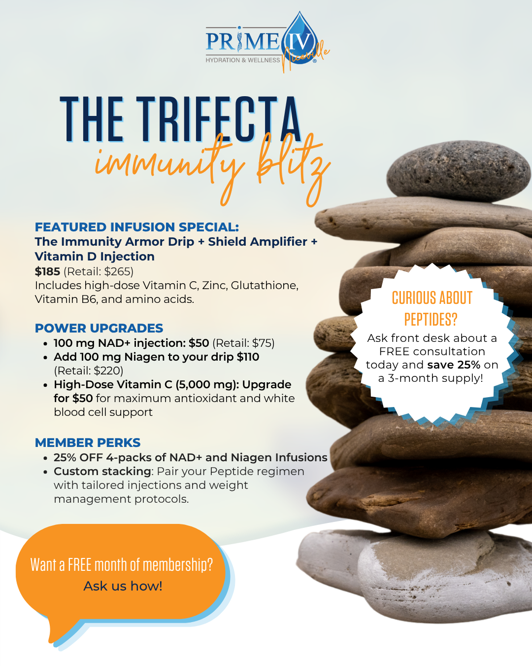 Prime IV Niceville October specials: The Trifecta Immunity Blitz